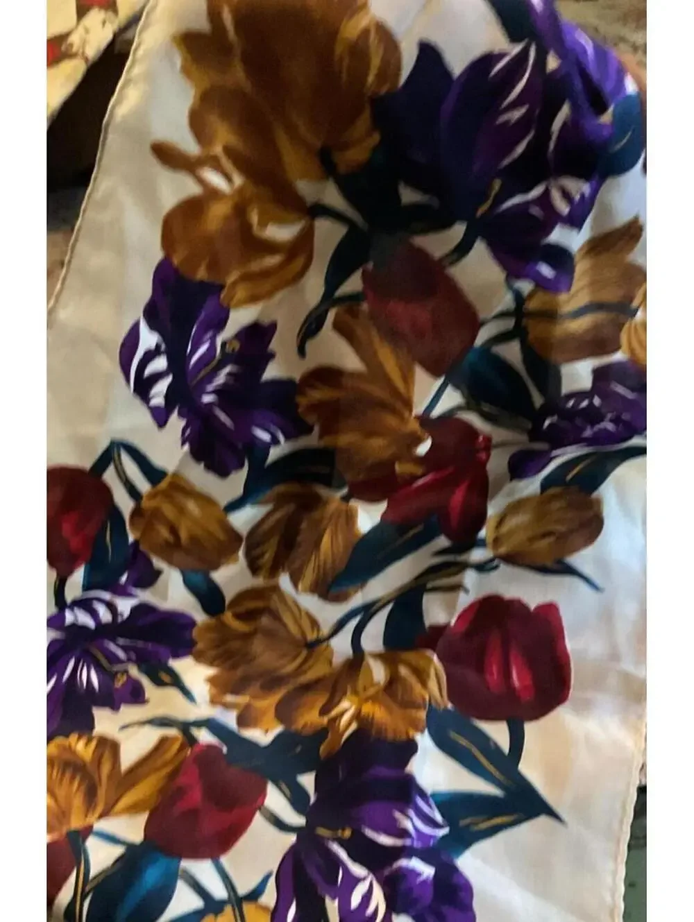 J.G. Hook Floral Scarf - Elegant Silk Blend